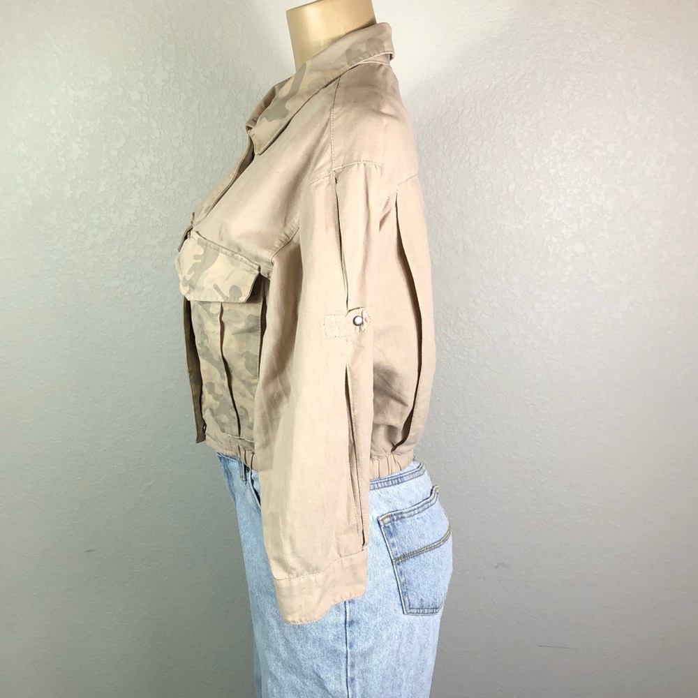 Anthropologie Hei Hei Cropped Camo Jacket - Picture 4 of 10